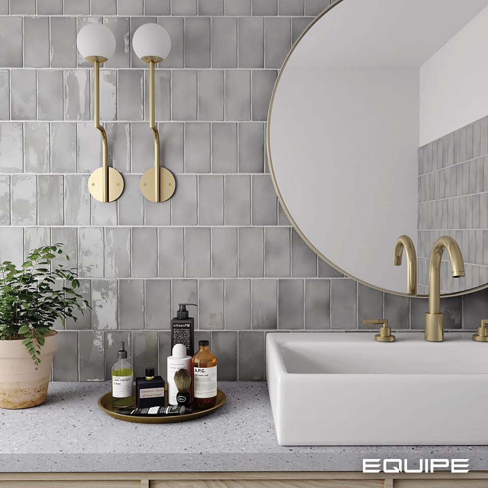 Indoor whitepaste wall tiles MANACOR By EQUIPE CERAMICAS