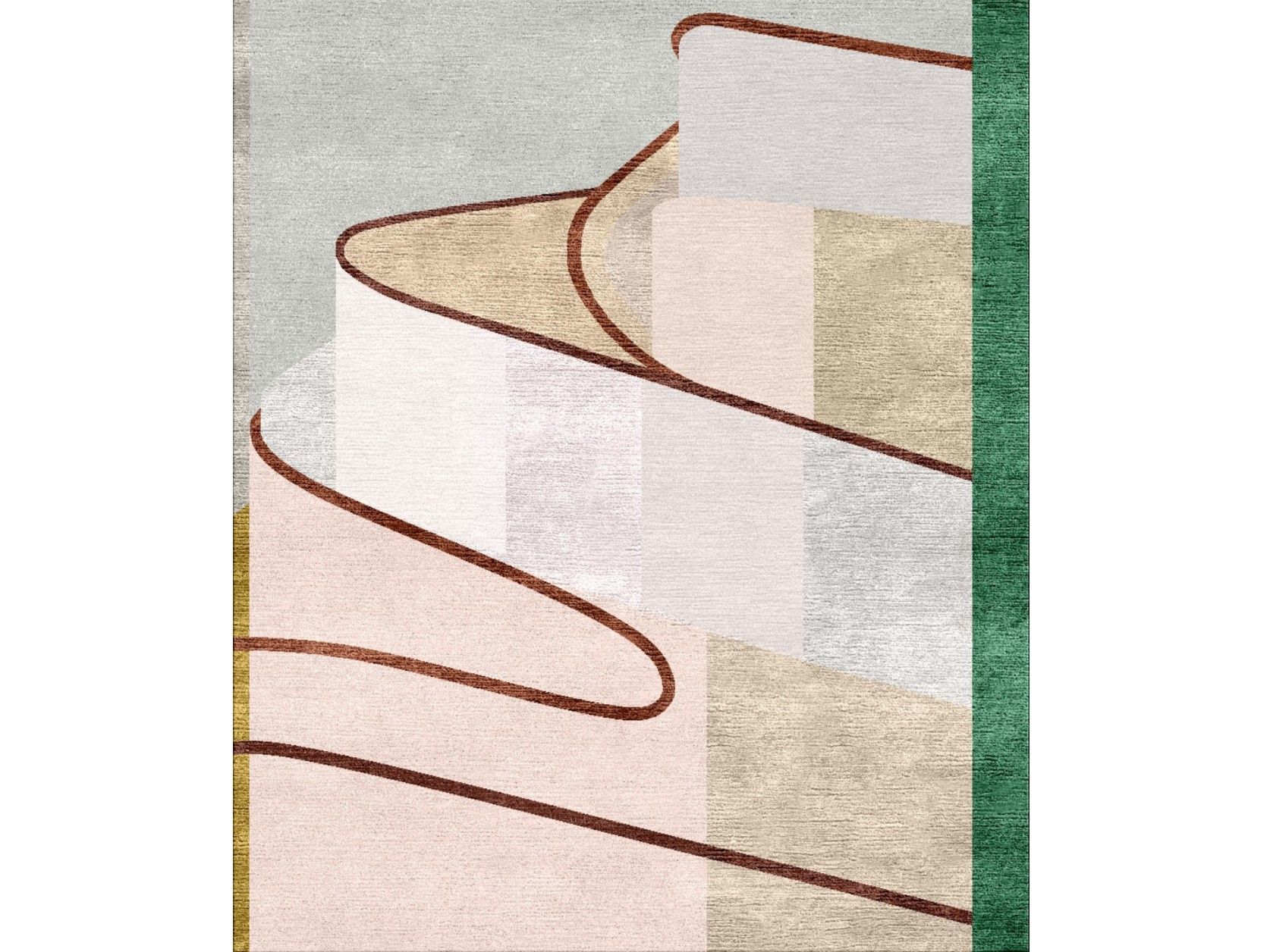MARIA by Tapis Rouge - Tappeto fatto a mano in lana e seta