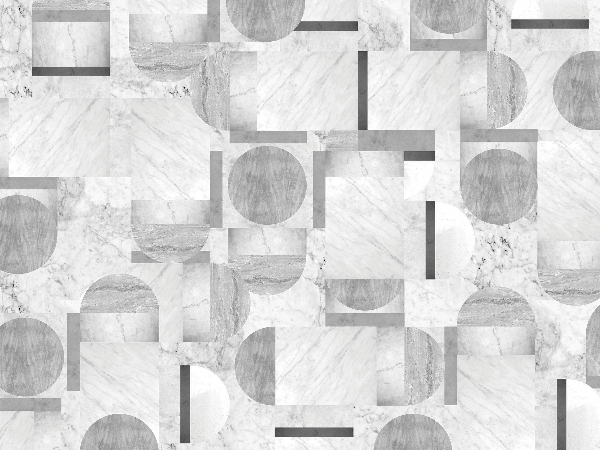 MARMOLADA by Texturae - Carta da parati geometrica effetto marmo - 3