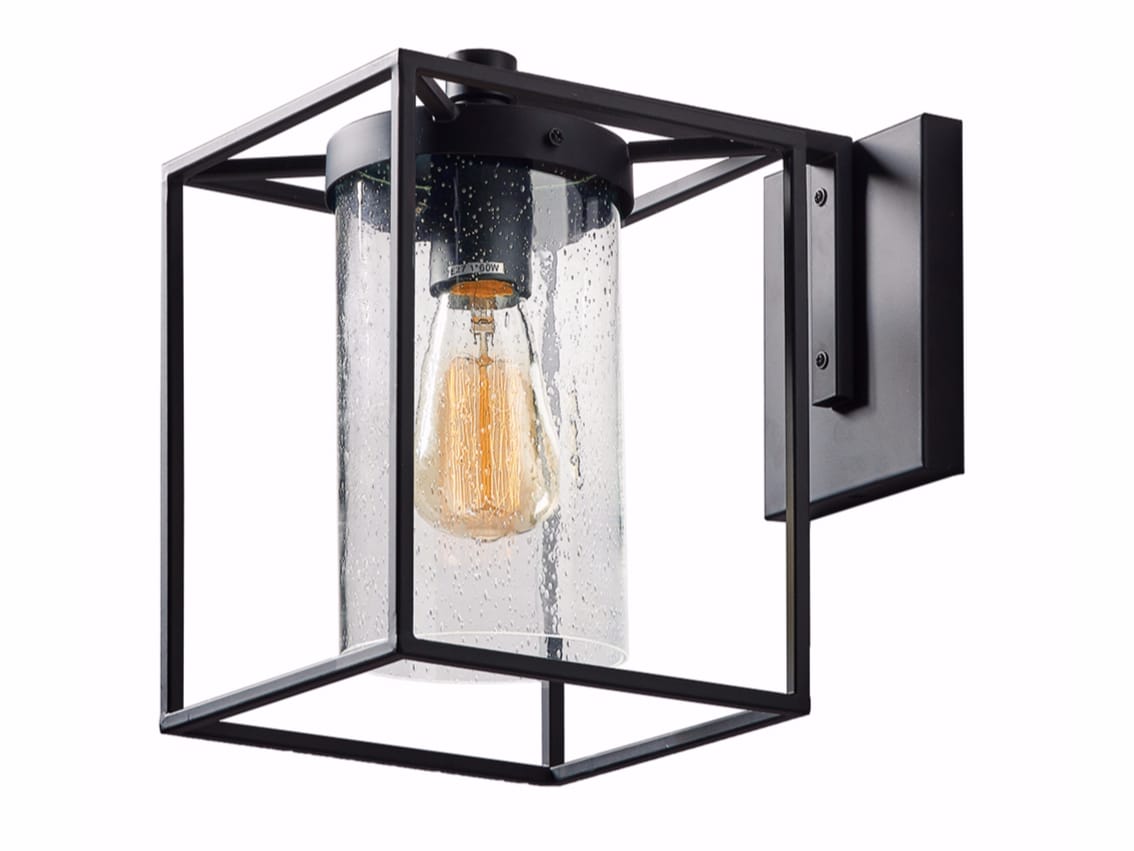 Direct light glass and steel Outdoor wall Lamp MATTY By Terzo Light