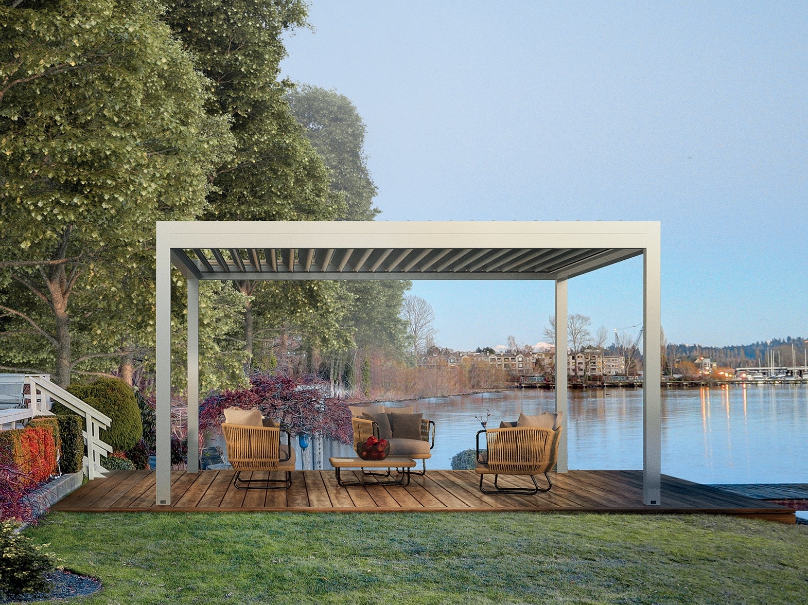 MED JOY | Freestanding pergola By GIBUS