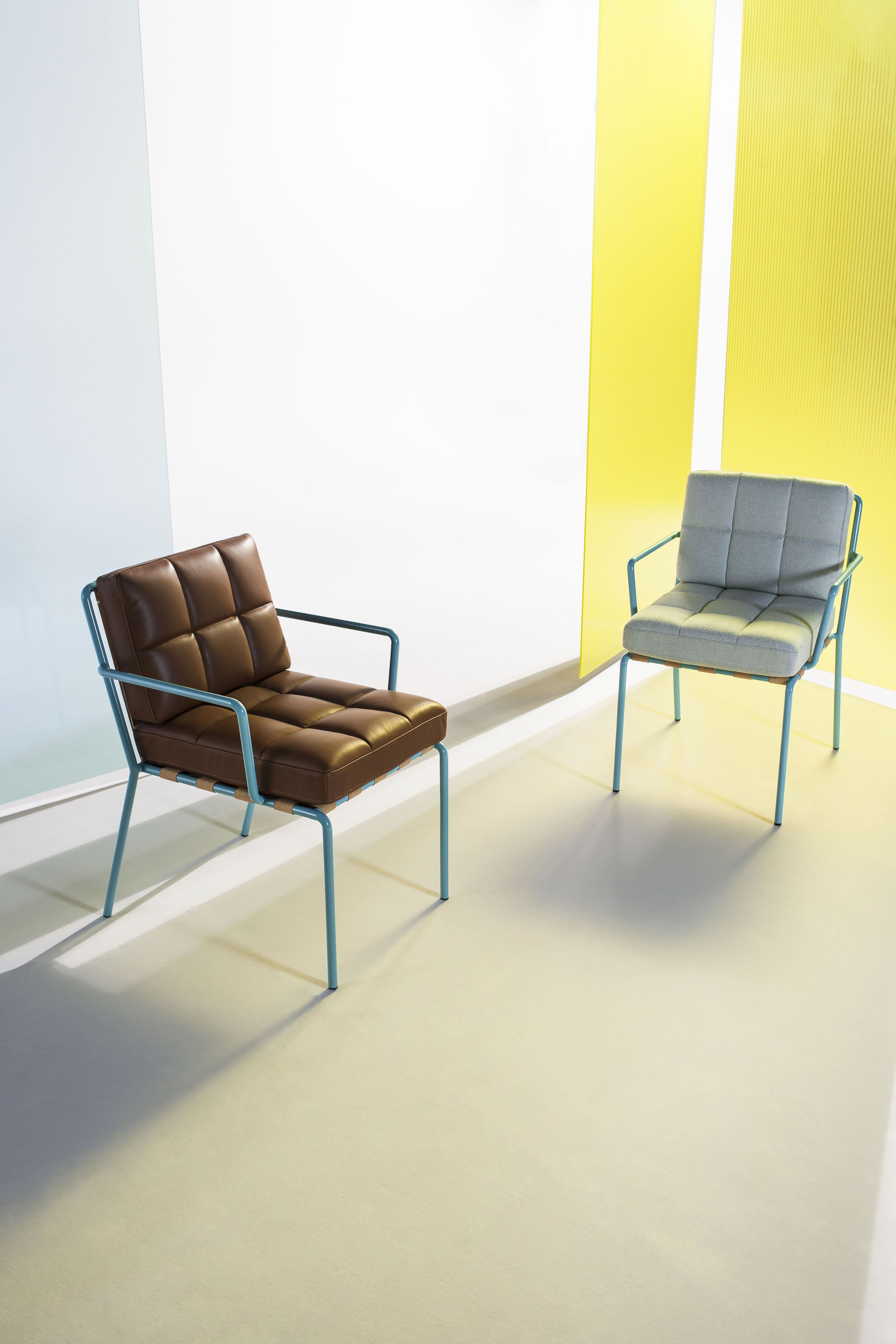 MEMORY LANE | Leather chair By Tacchini design Christophe Pillet