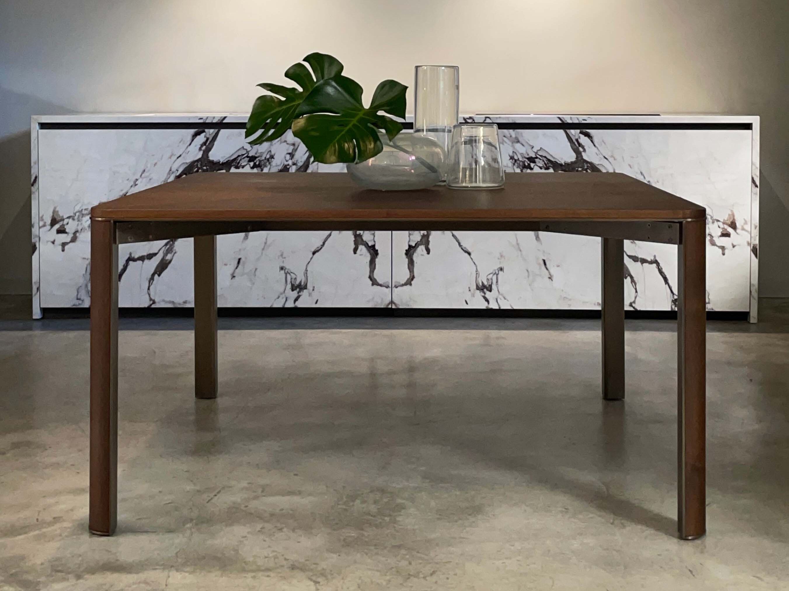 GREGORIO by MG12 - Tavolo in acciaio e legno