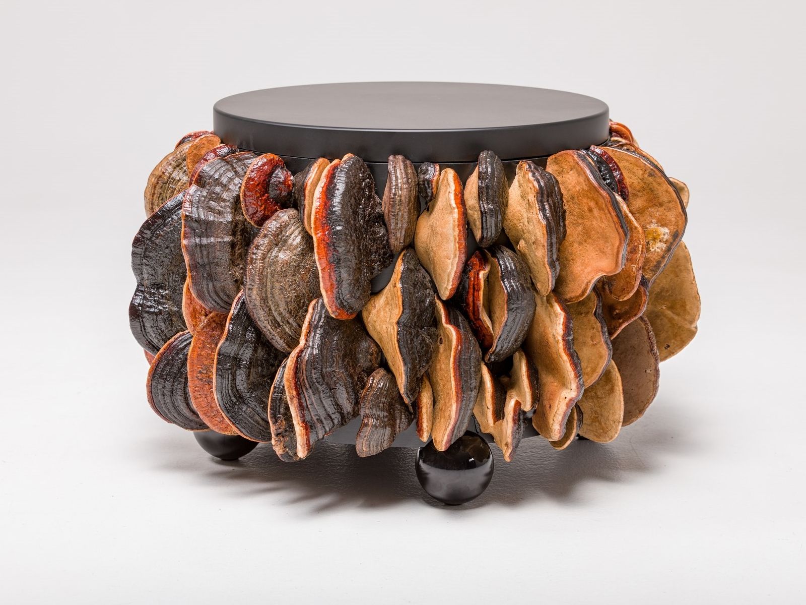 MUSHROOMS Round coffee table By Panoptikum Collections design Andrii