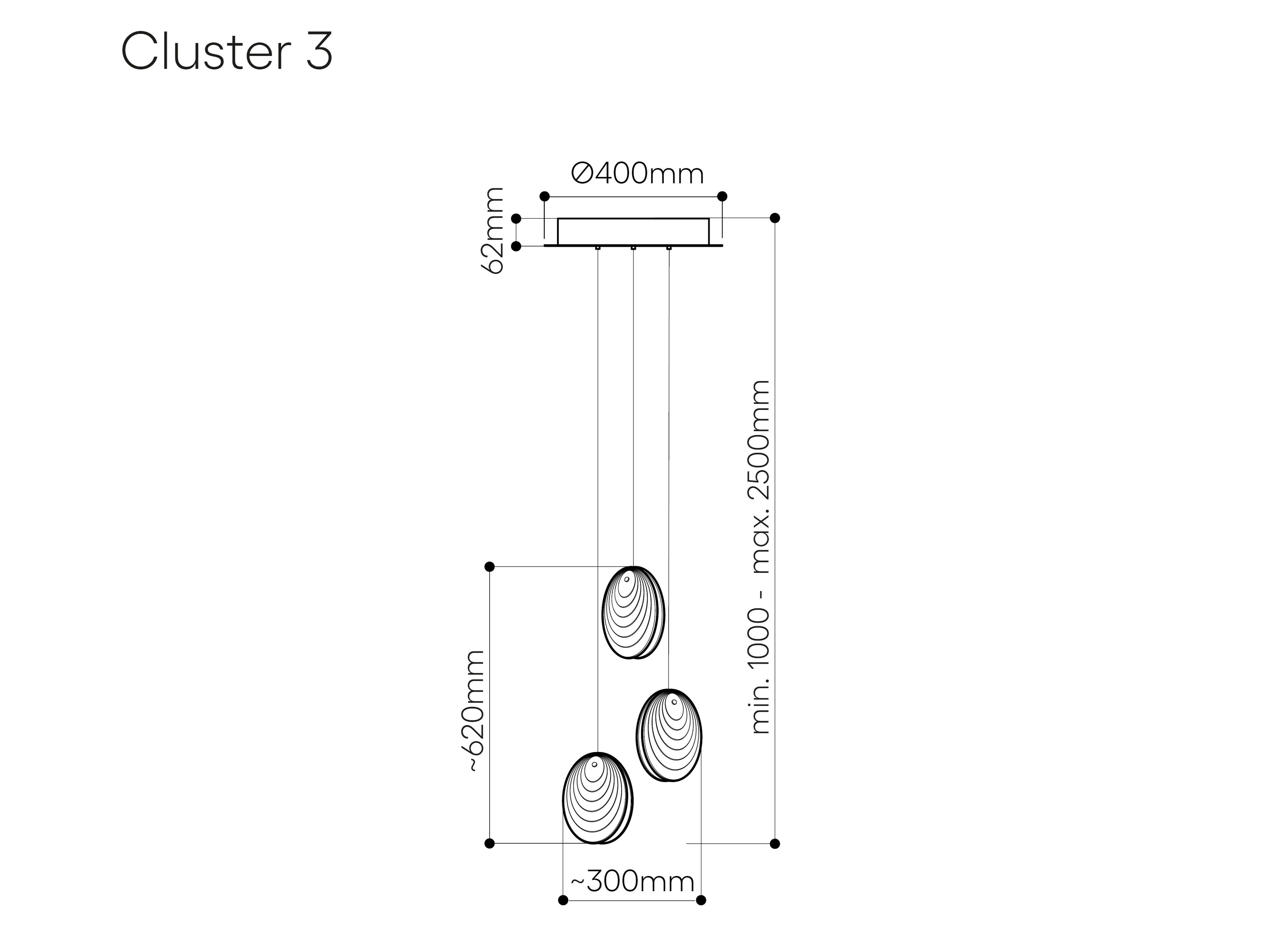 MUSSELS 3 pendant lamp By bomma