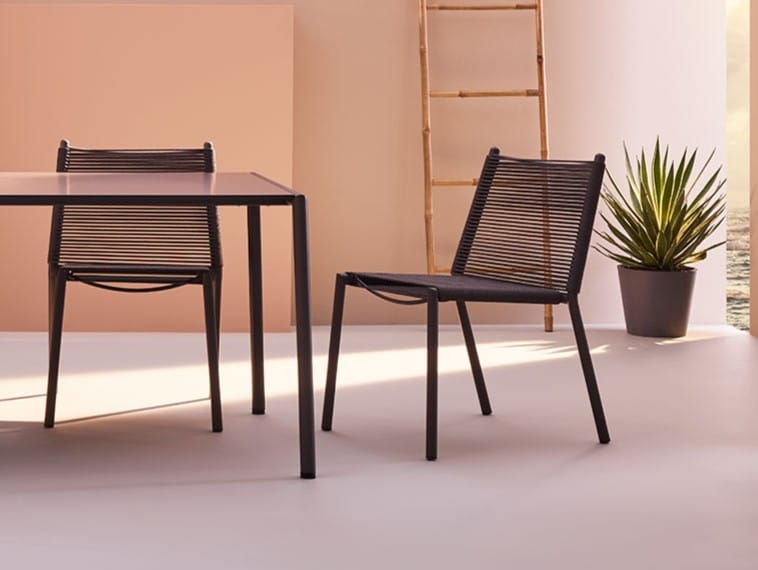 ELEVEN Nautical rope chair Eleven Collection By Terraforma design