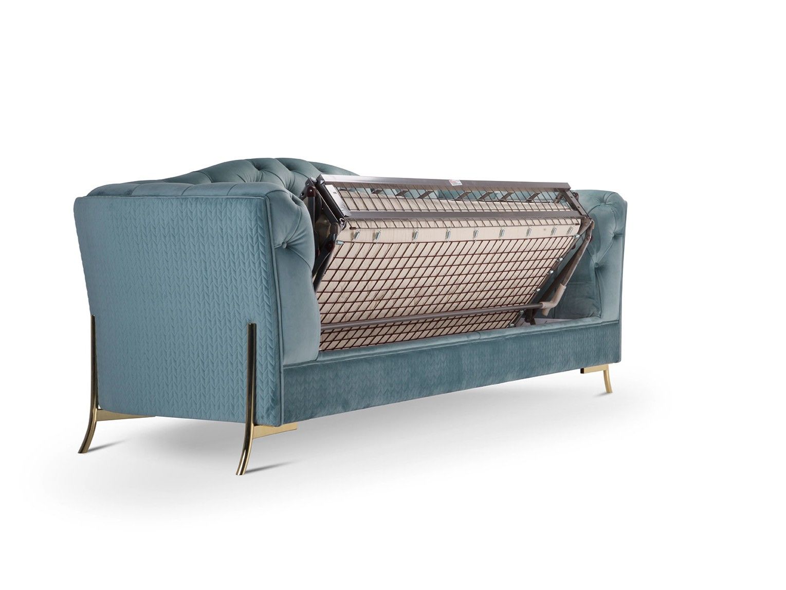 NEFELE Tufted fabric sofa bed with fire retardant padding By Domingo