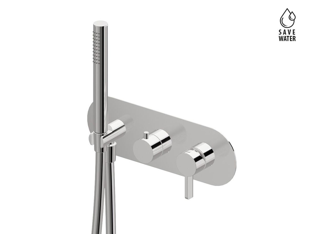 BLINK CHIC 71069E / 71169E by newform - Set doccia da incasso con doccetta e deviatore