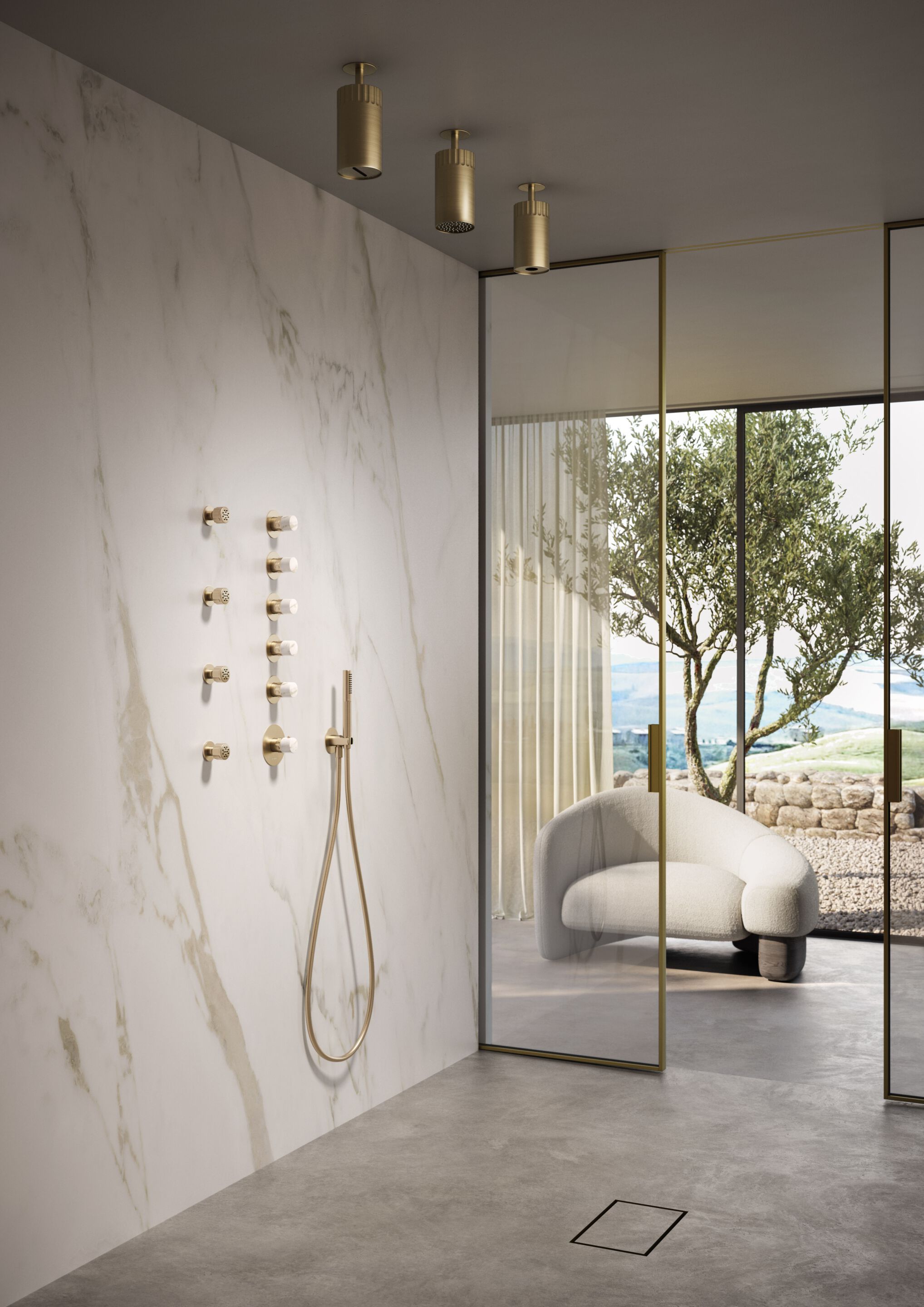 IONIKA ALLURE by newform - Set doccia con doccetta - 2