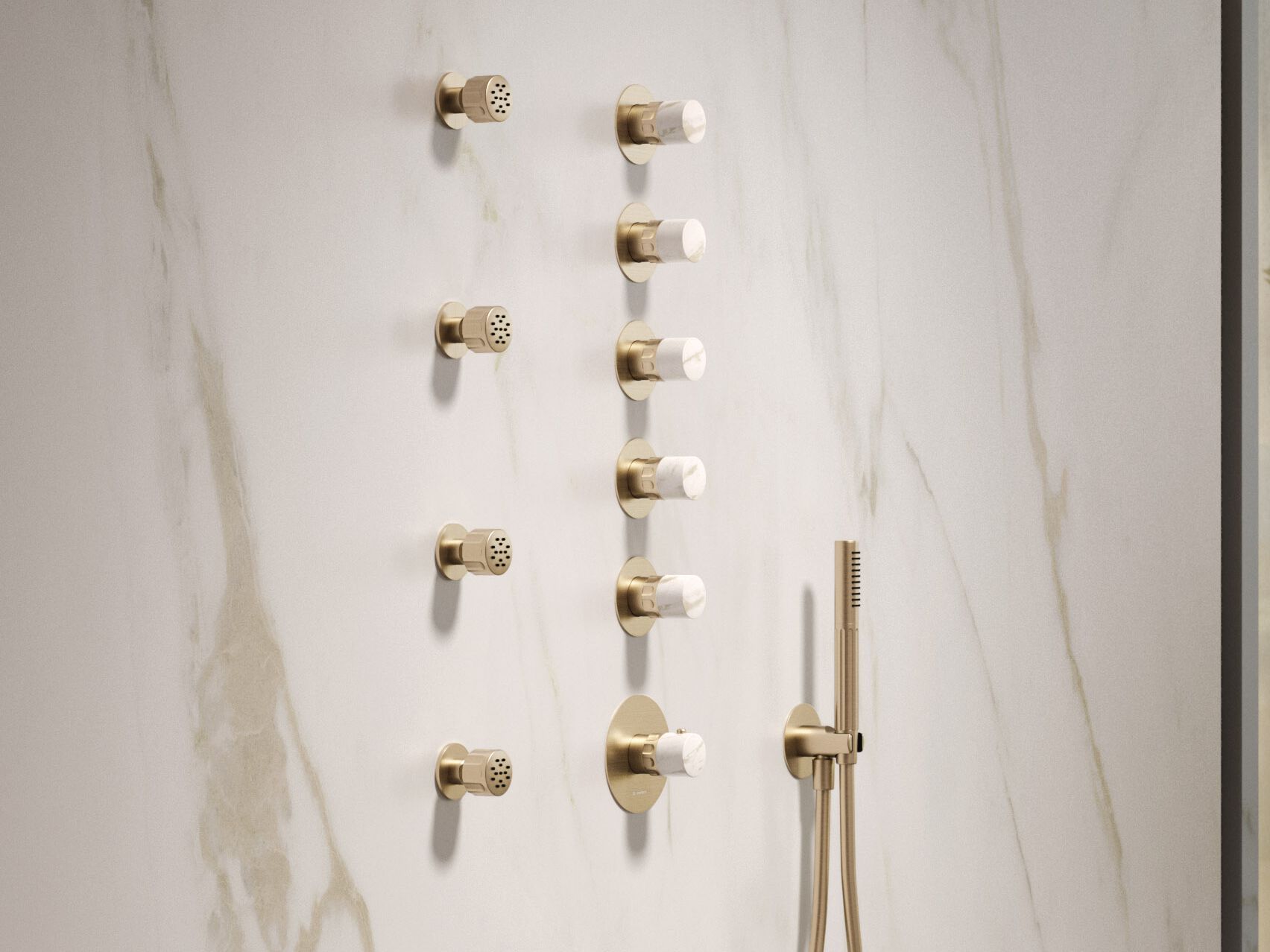 IONIKA ALLURE by newform - Set doccia con doccetta