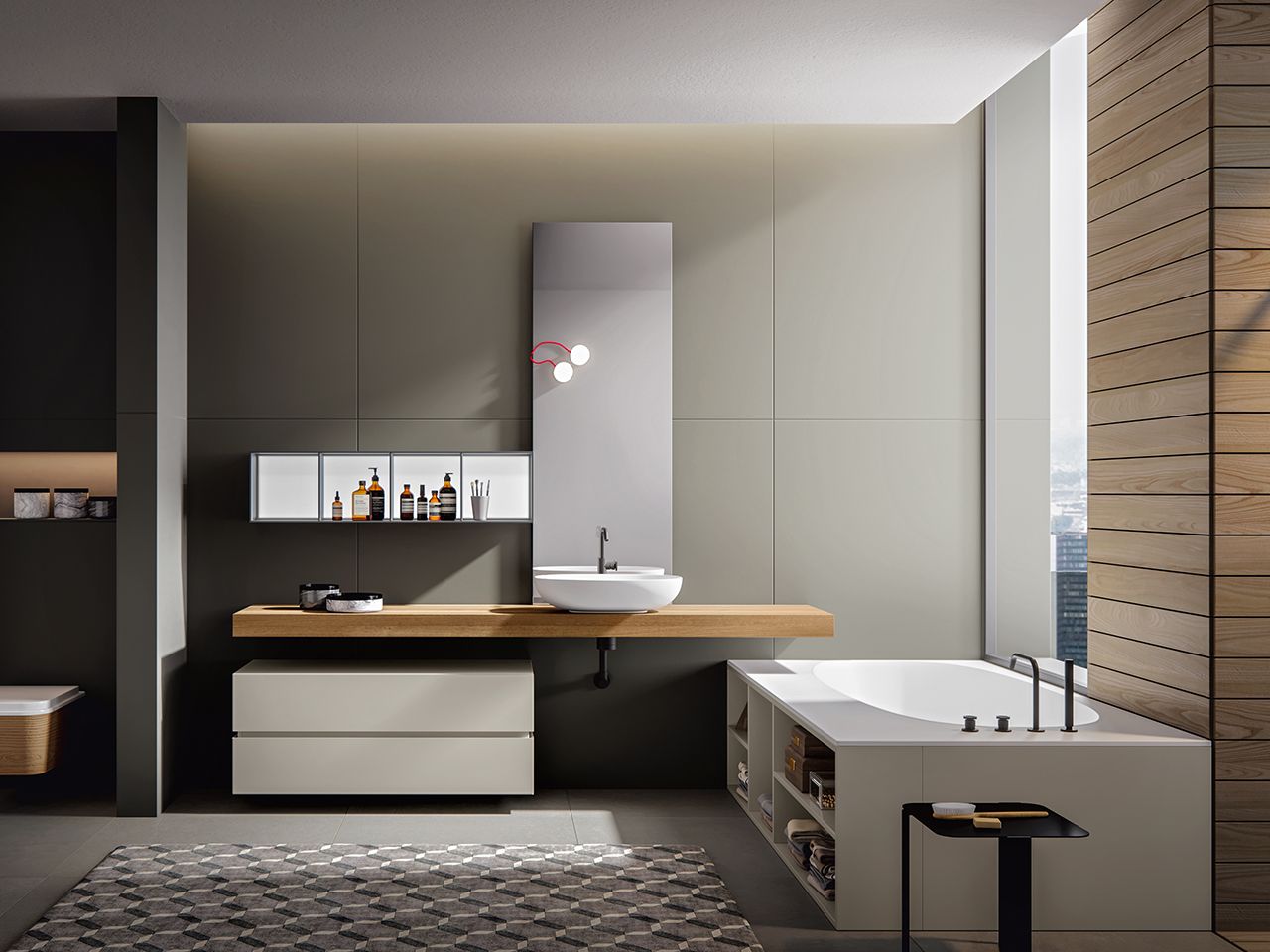 NIK 007 by Edoné by Agorà - Piano lavabo singolo