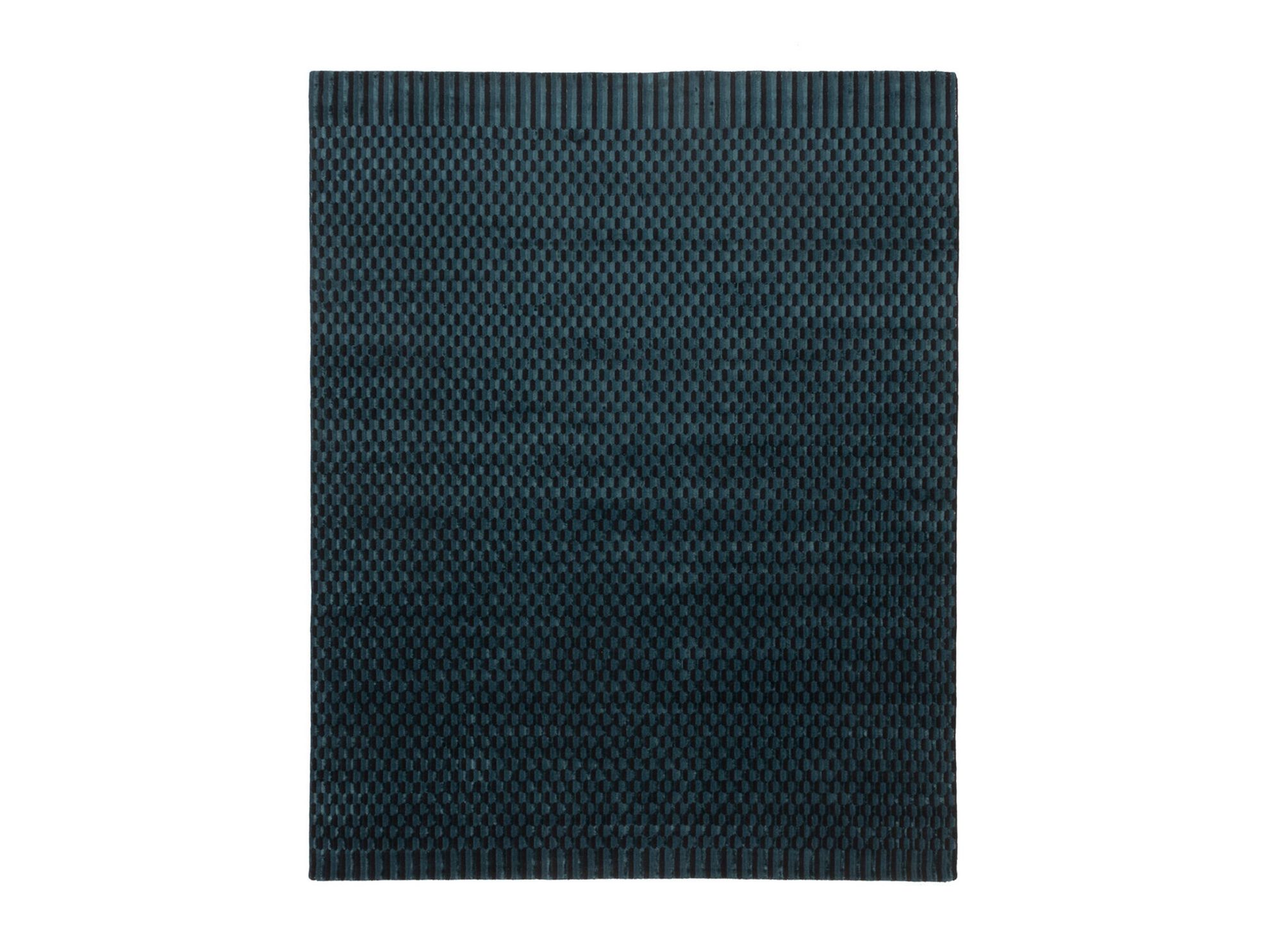 NINO TEAL by cc-tapis - Tappeto fatto a mano su misura