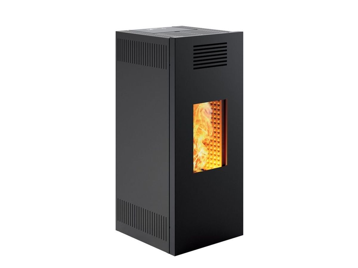 NOIR M by CAMINETTI MONTEGRAPPA - Stufa / termostufa in acciaio classe A+ - 2
