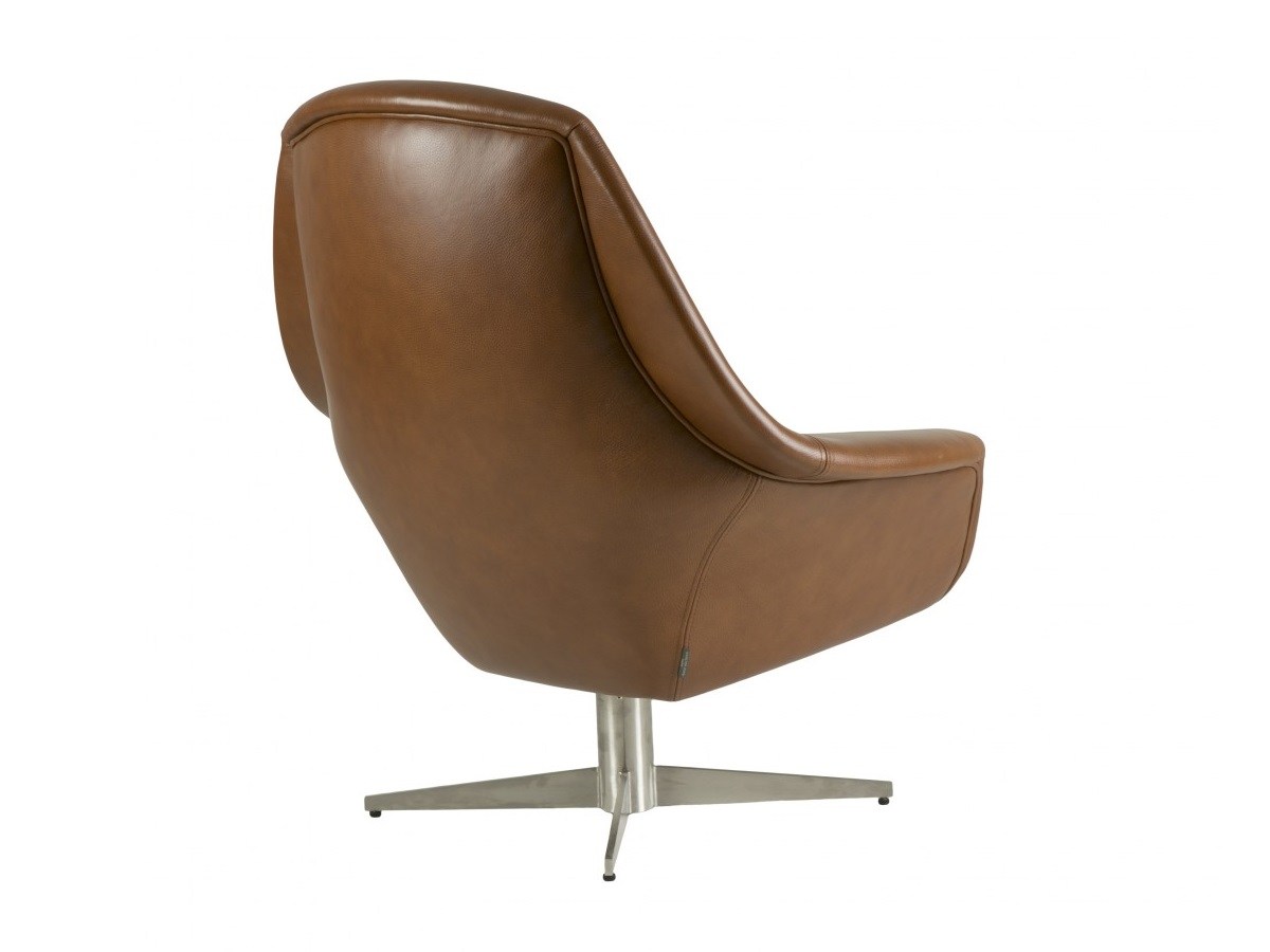 Swivel leather armchair OLAF Swivel armchair Olaf Collection By