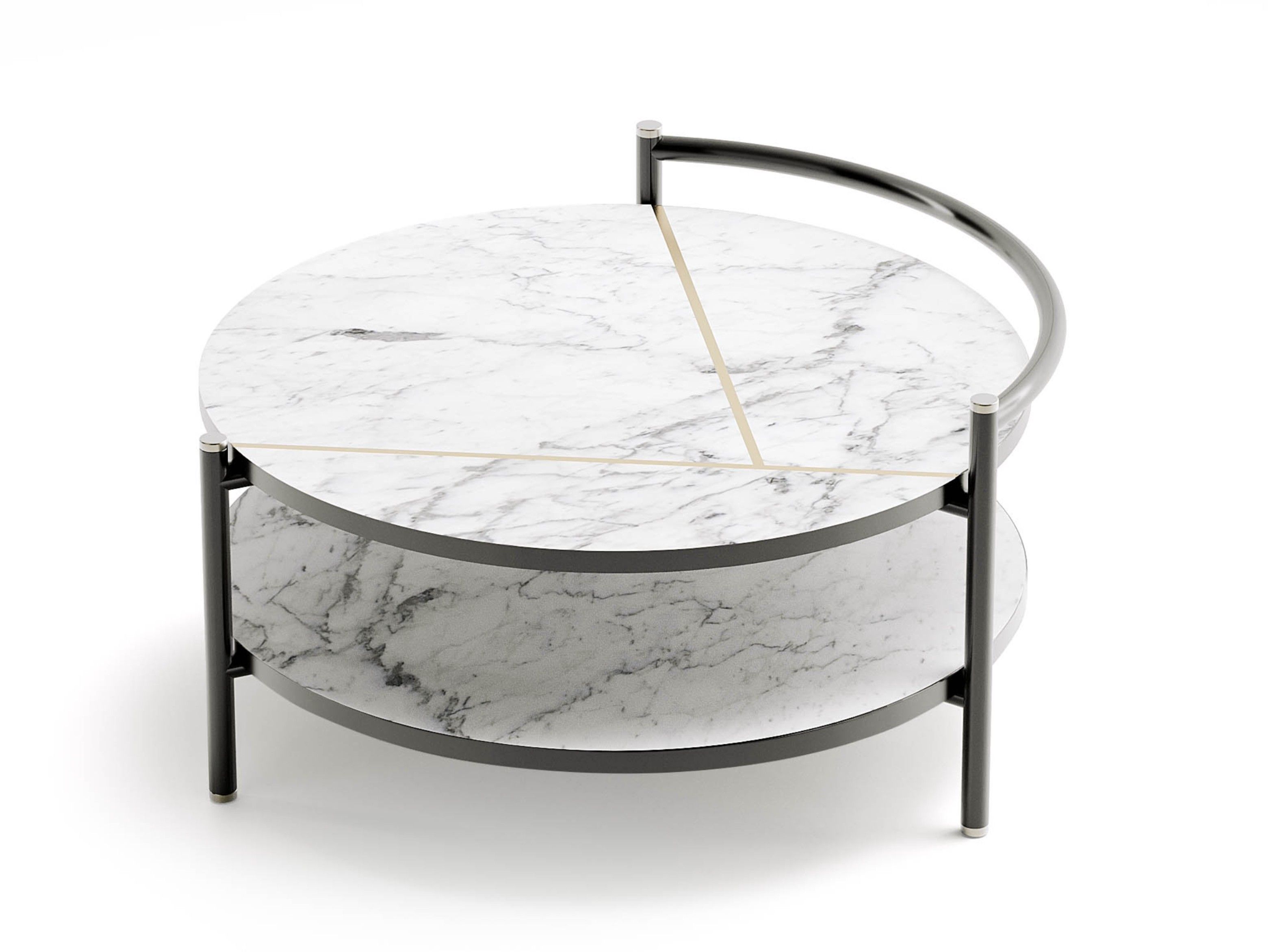 OLIVER by Capital Collection - Tavolino in marmo da salotto