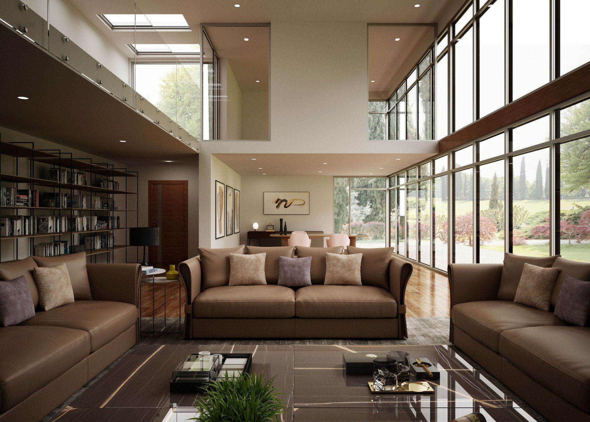 3 seater leather sofa ONDA Sofa Onda Collection By Zani Collezione