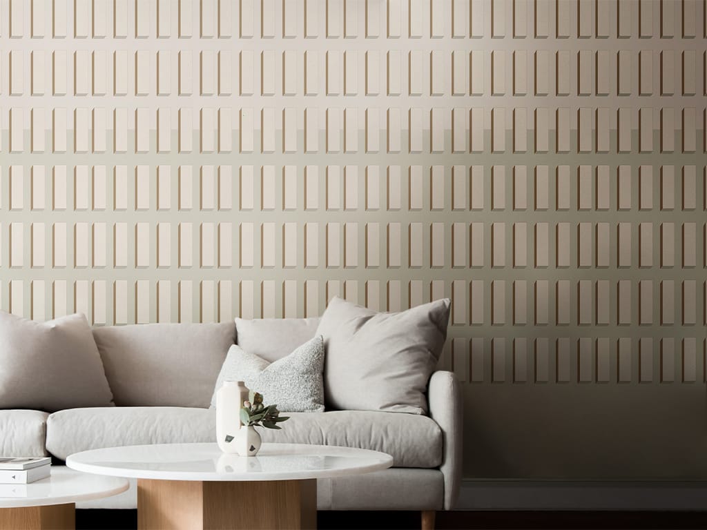 OPUS SECTILE II by Texturae - Carta da parati geometrica panoramica