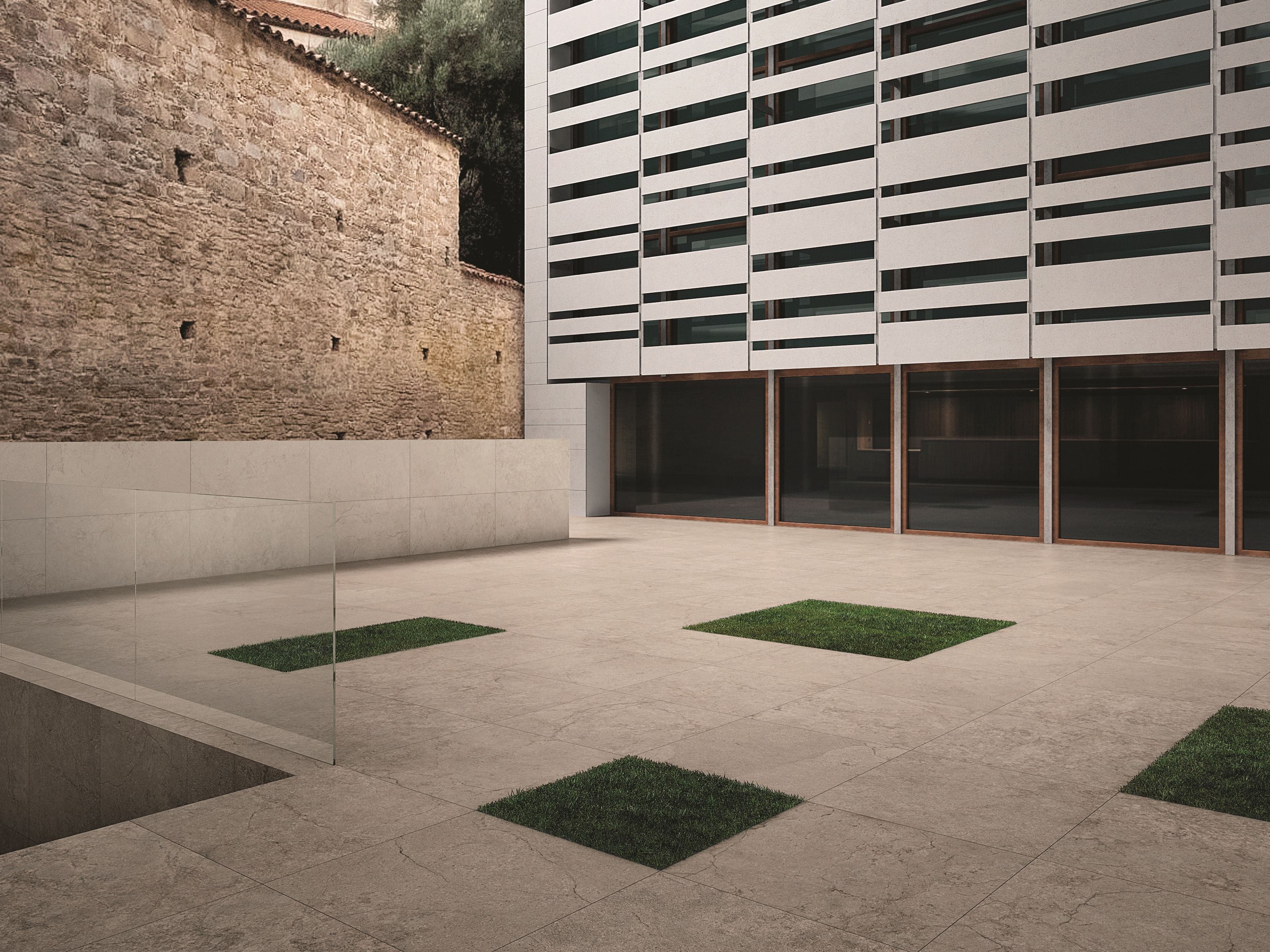 STONE CONCEPT Outdoor floor tiles with stone effect Stone Concept