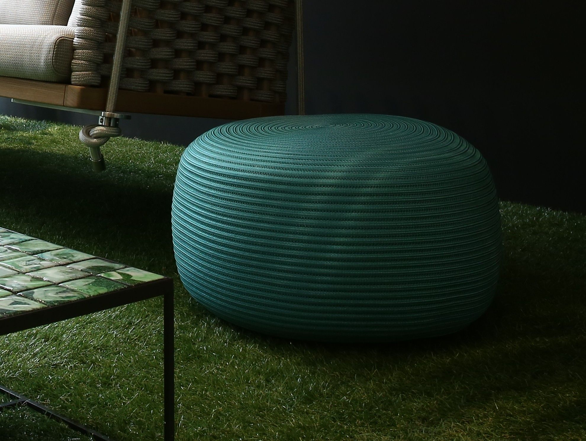 PAOLA LENTI OTTO B68C garden pouf By In Stock