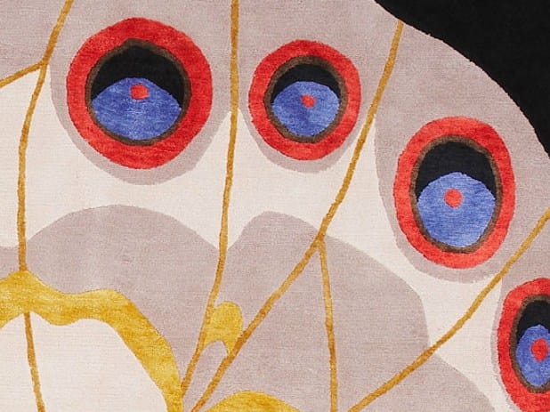PAPILLON by Deirdre Dyson - Tappeto rettangolare fatto a mano - 2