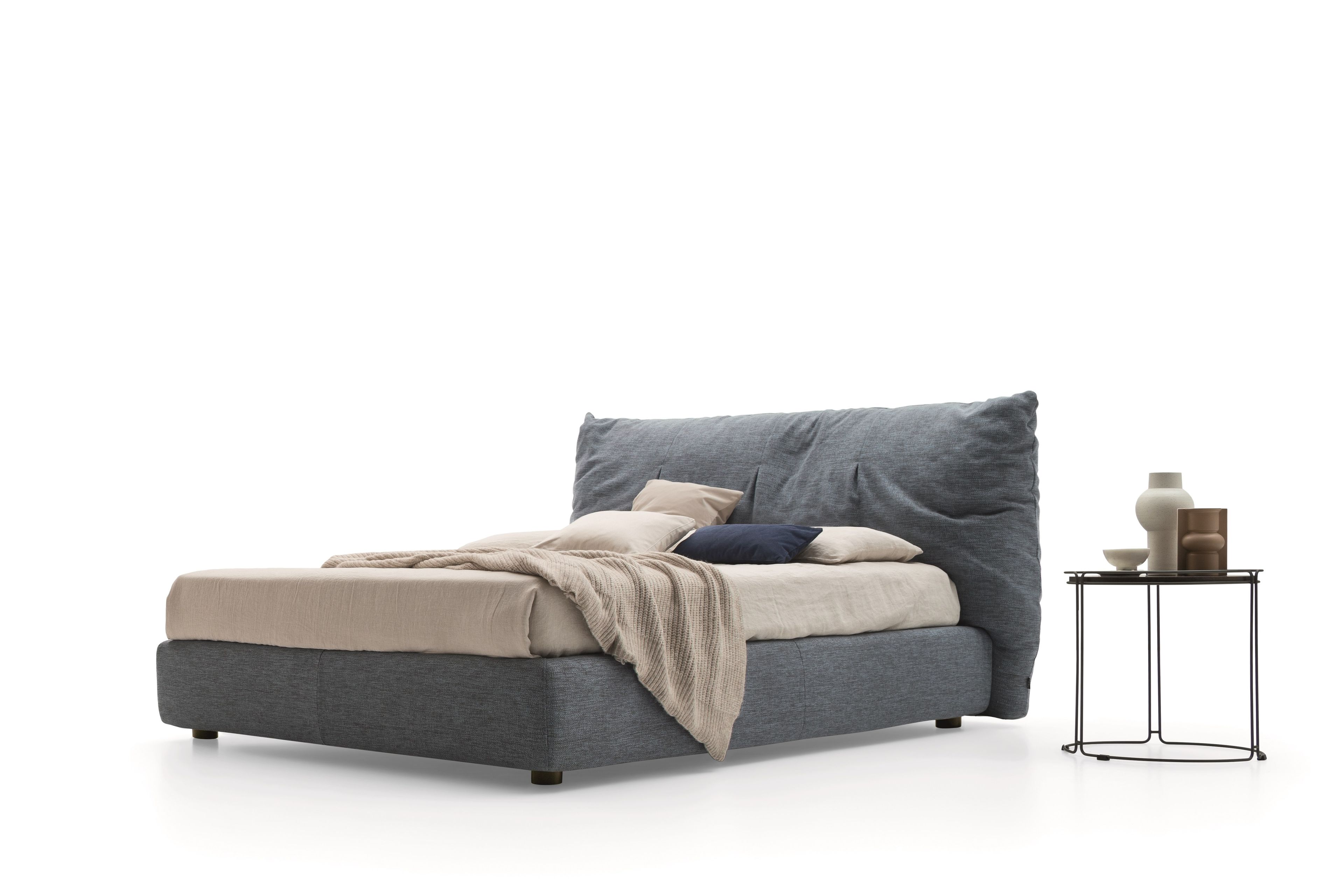PAPILO by Ditre Italia - Letto imbottito in tessuto con testiera imbottita - 2
