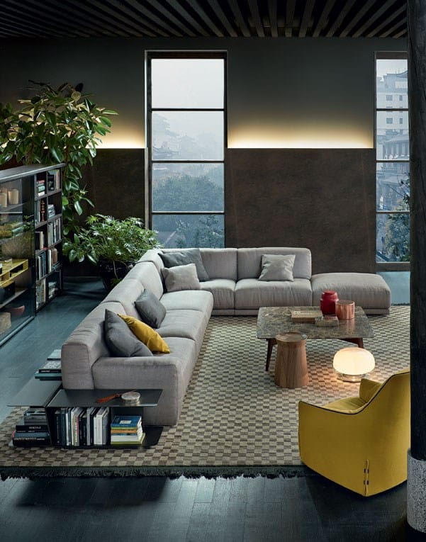 PARISSEOUL Corner sofa ParisSeoul Collection By poliform design