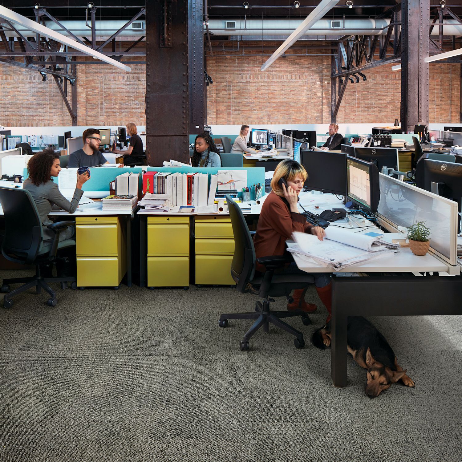 PAVER by Interface® - Moquette in Nylon® a quadrotte - 2