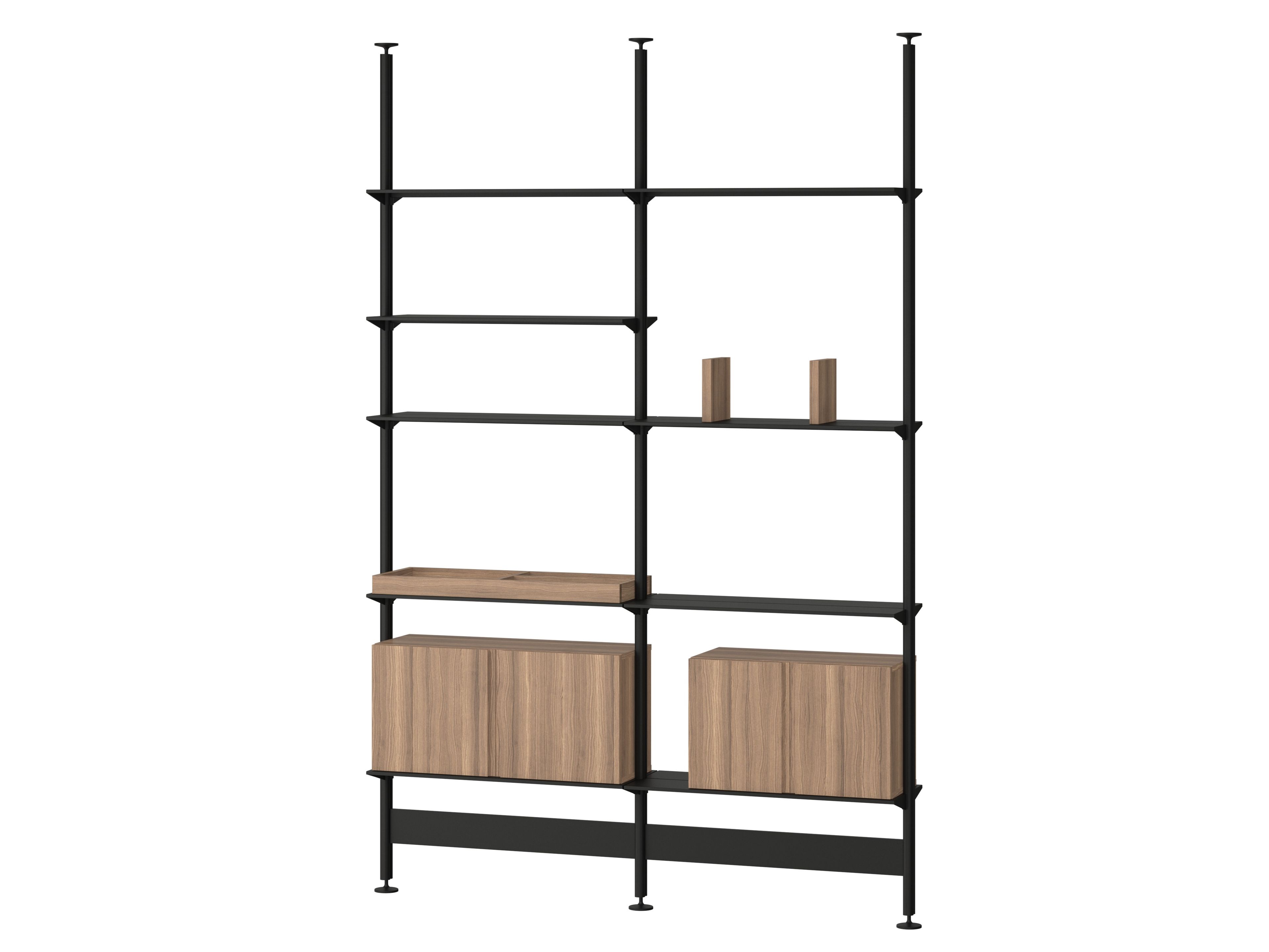 PIRA G2 Floor-ceiling mounted bookcase By String Furniture