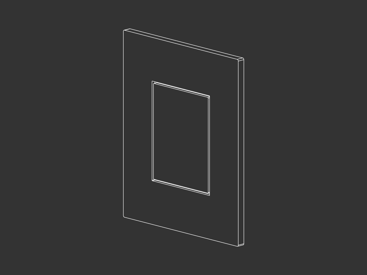 PLA 25 by Ceadesign - Placca di comando per orinatoio meccanica in acciaio inox