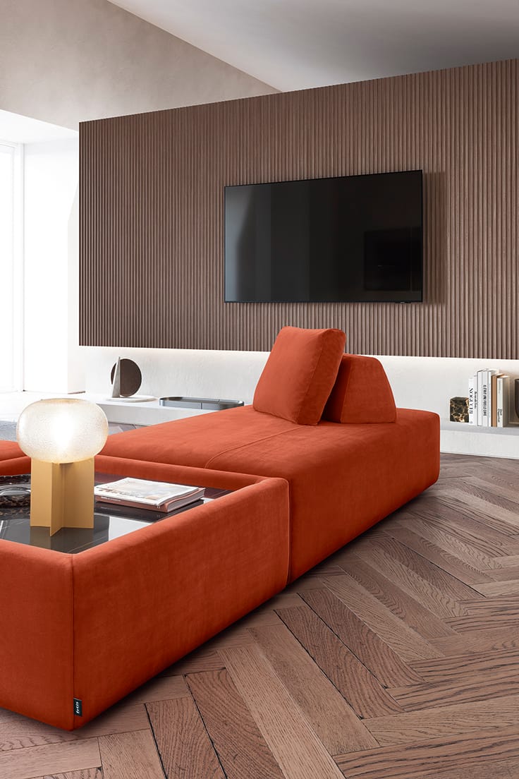 PLATFORM | Divano by Felis - Divano modulare in tessuto - 11