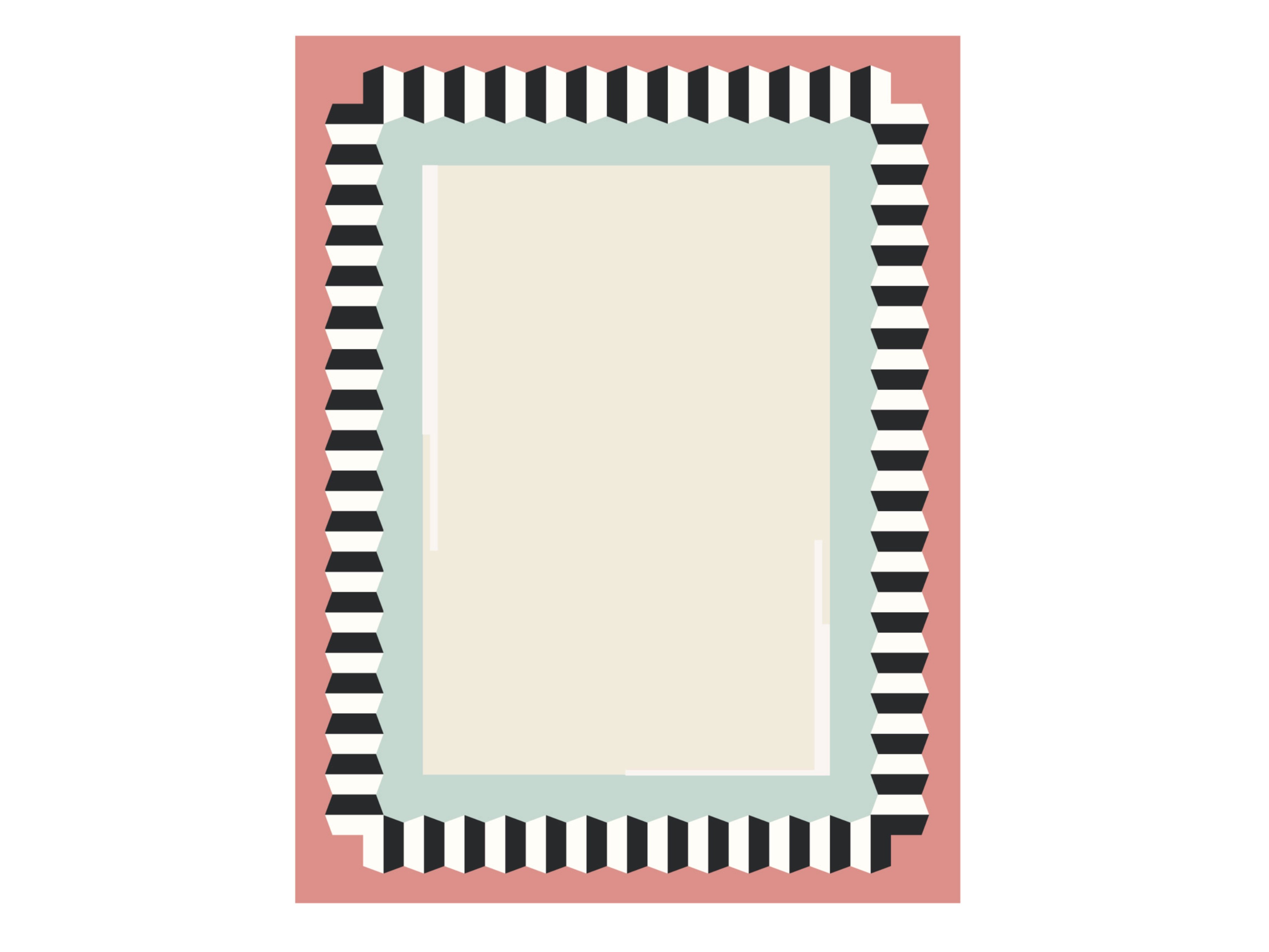 PLEIN CADRE by cc-tapis - Tappeto annodato a mano in cotone e lana Himalayana