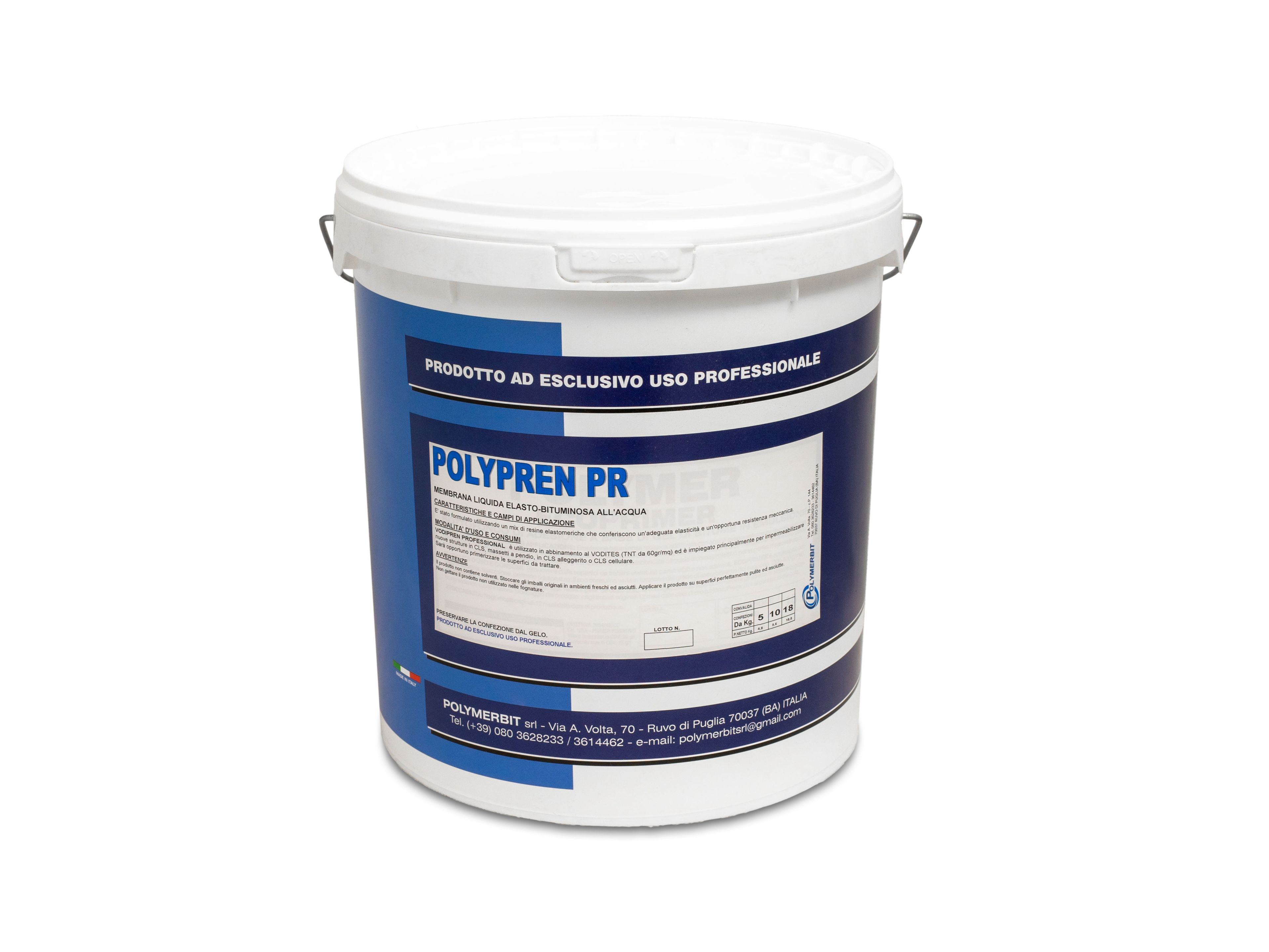 Membrana liquida elasto-bituminosa all’acqua POLYPREN PR Collezione ...