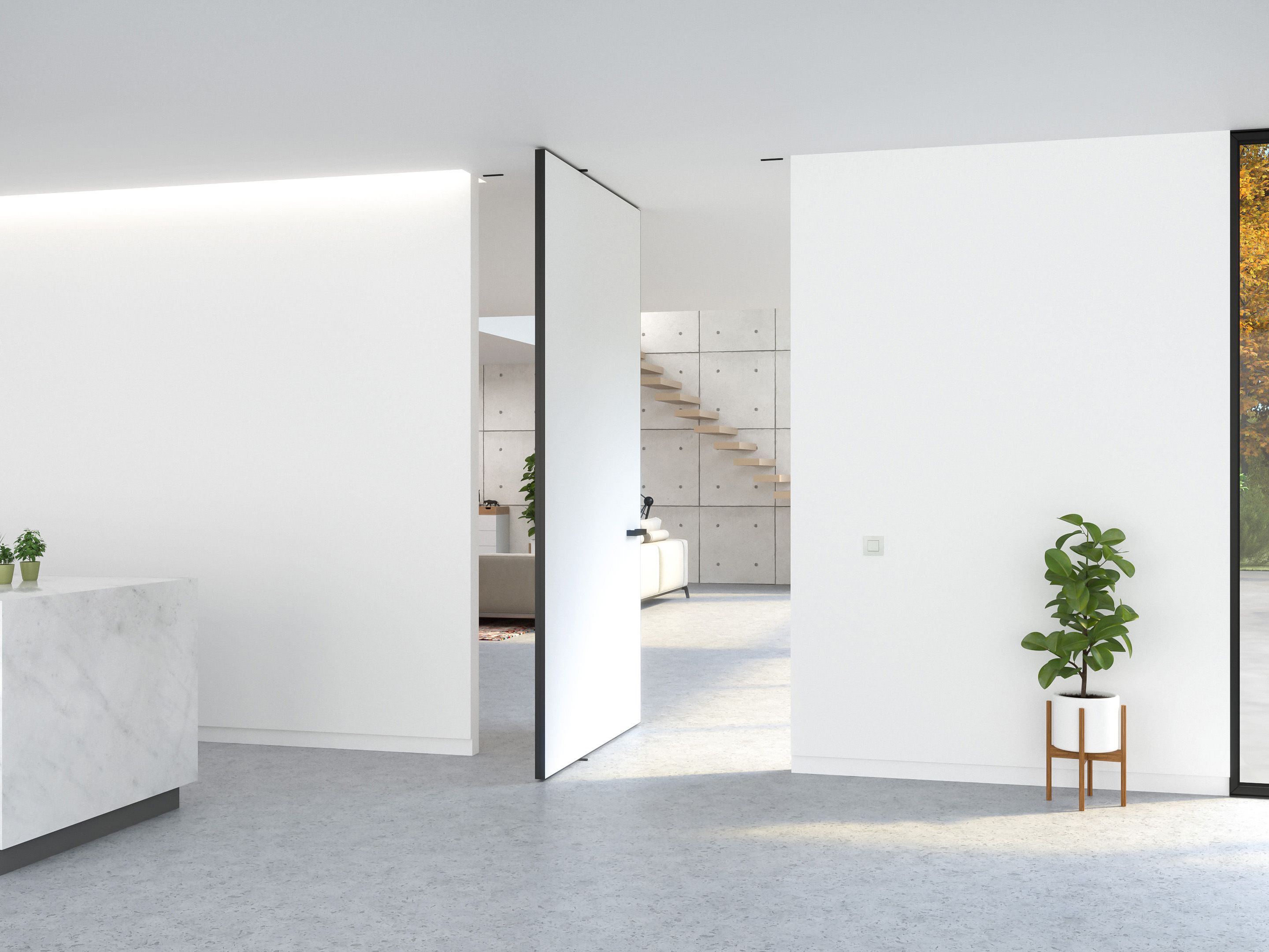 PORTAPIVOT 4245 - SINGLE DOOR by Portapivot - Porta a bilico