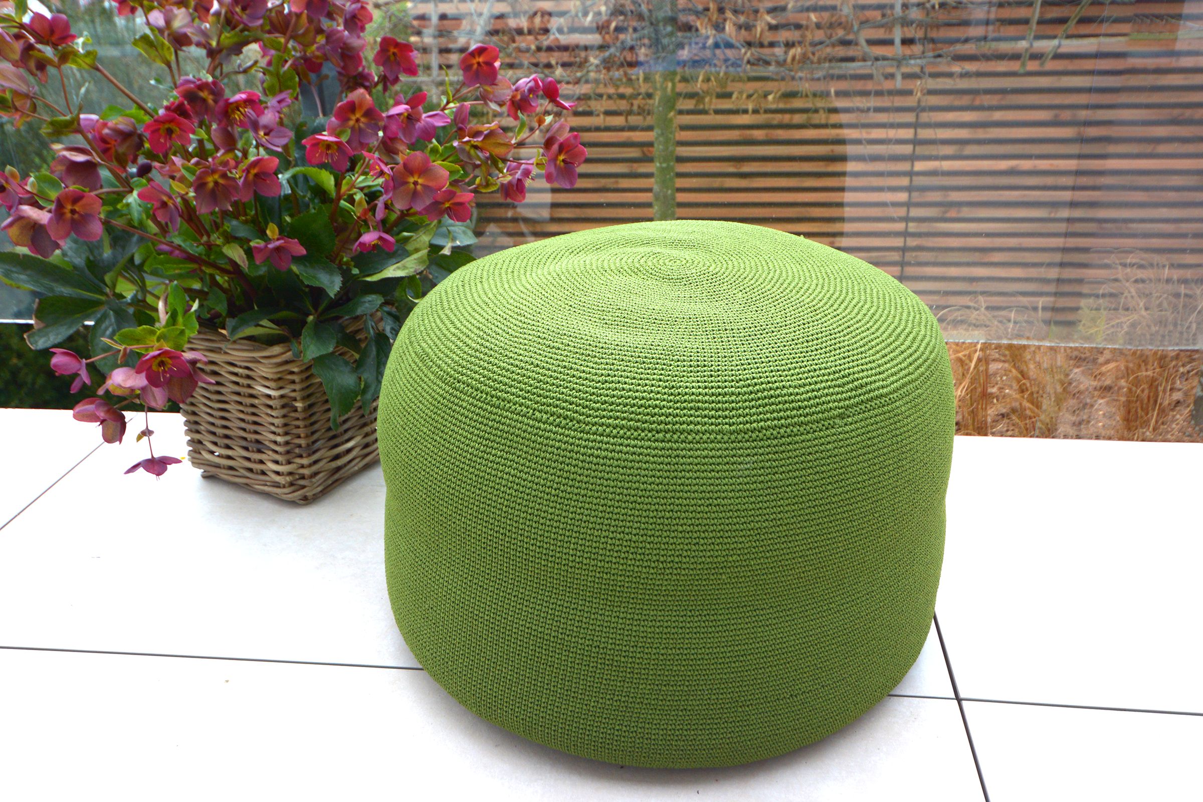 POUF Round pouf Pouf Collection By FISCHER MÖBEL