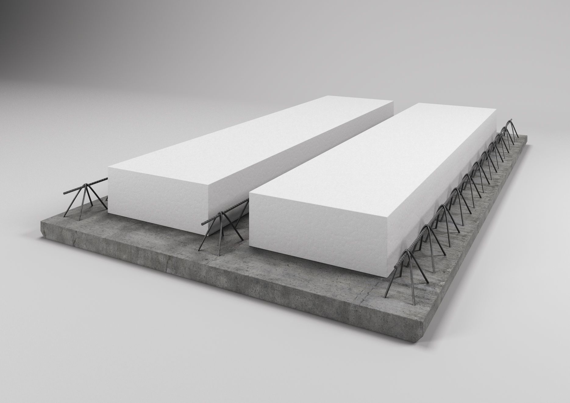 Single reinforced concrete slab By Ferramati srl