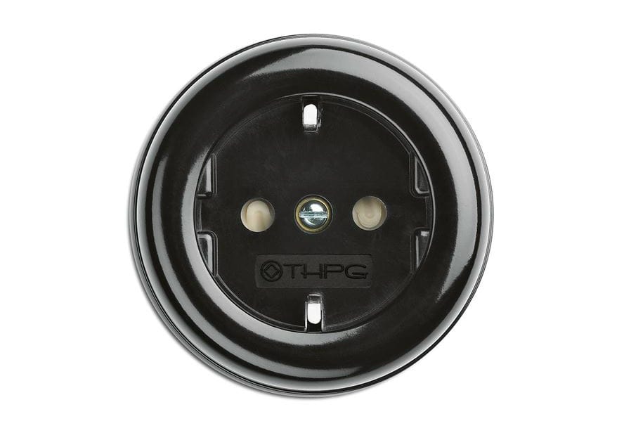184200 by THPG - Presa elettrica singola in bachelite® - 2