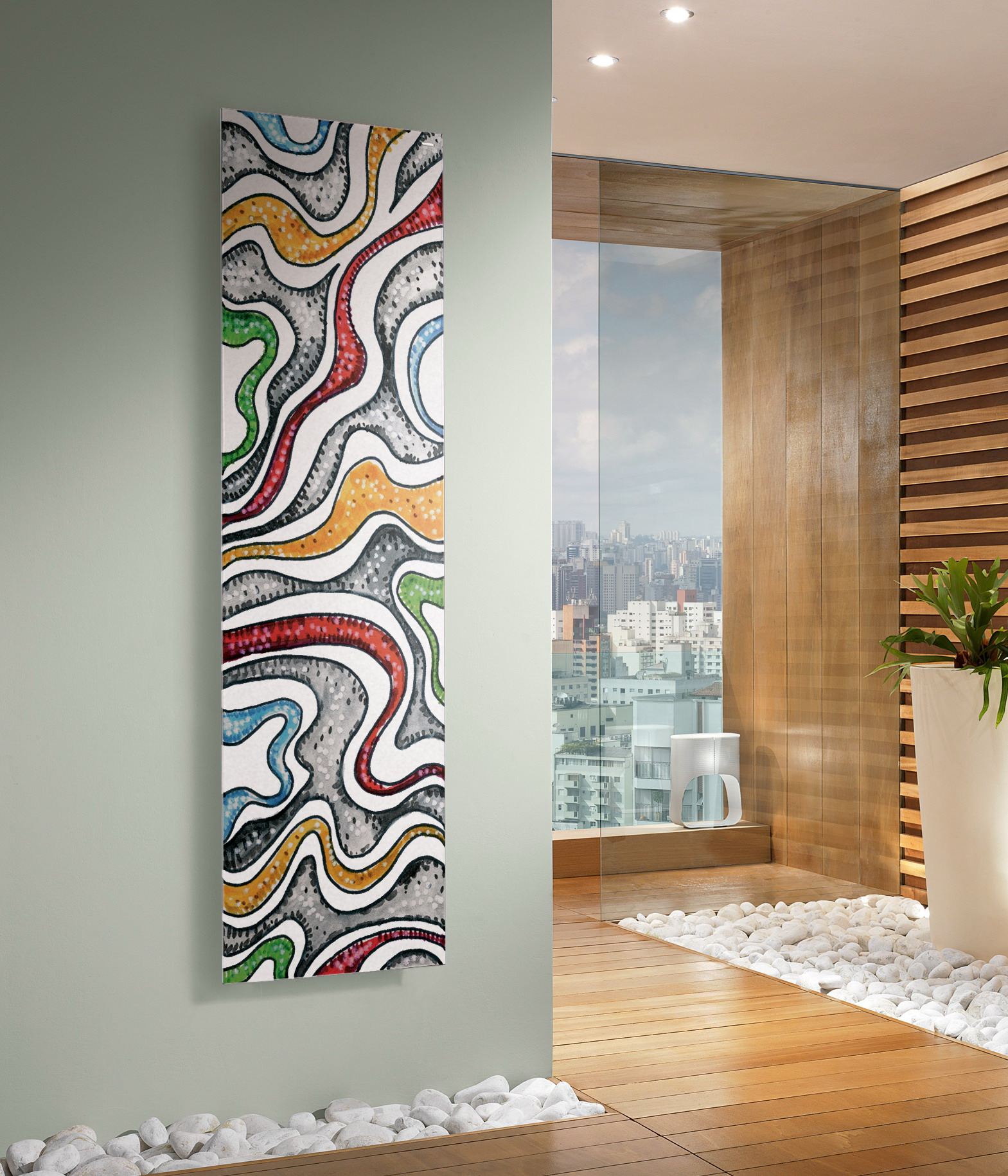 Cache Radiateur Décoratif En MDF - Modèle K6, Découpe Laser, épaisseurs 3/4/6mm, Neuf