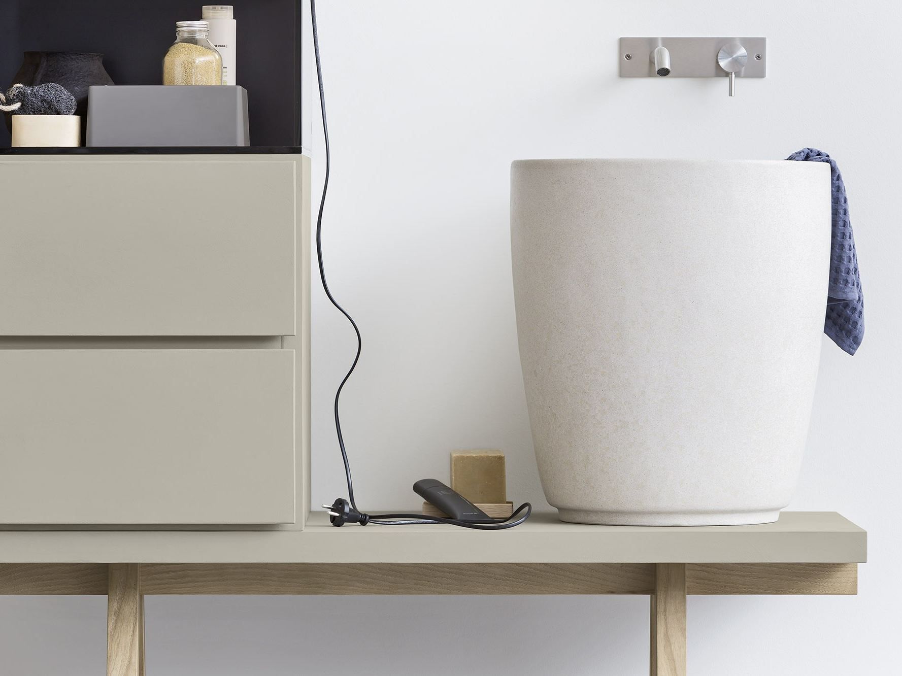 JAPAN by Rexa - Lavabo in Cocciopesto in appoggio - 5