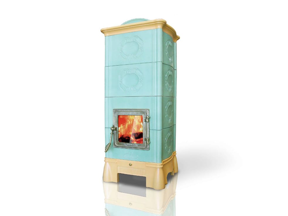 ONDA | Stufa by LA CASTELLAMONTE - Stufa a legna in ceramica - 3