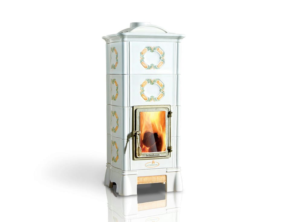 ONDA | Stufa by LA CASTELLAMONTE - Stufa a legna in ceramica - 2