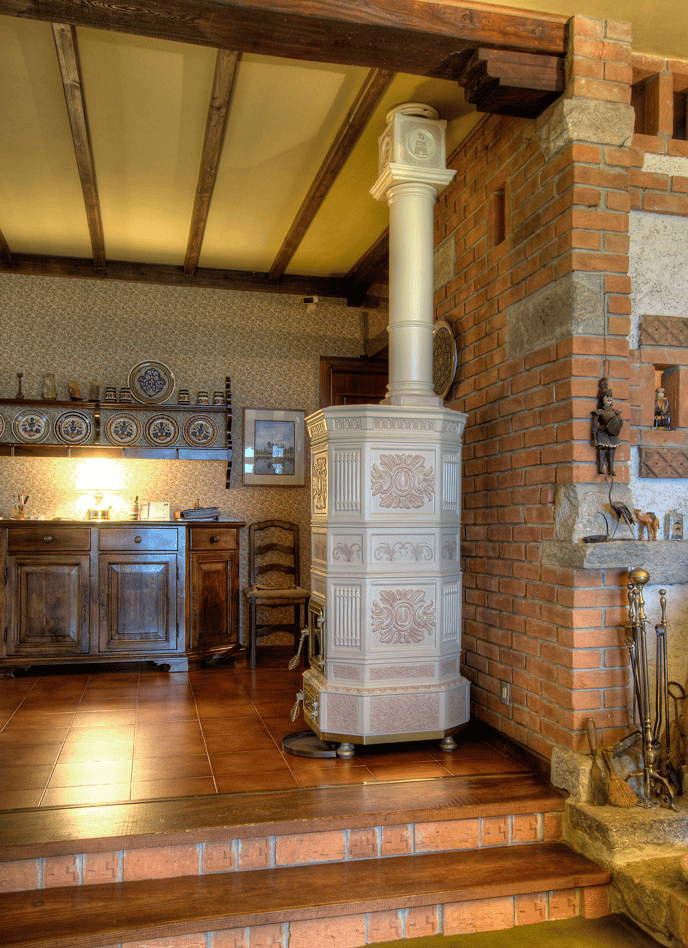 OTTAGONA by LA CASTELLAMONTE - Stufa a legna in ceramica - 10