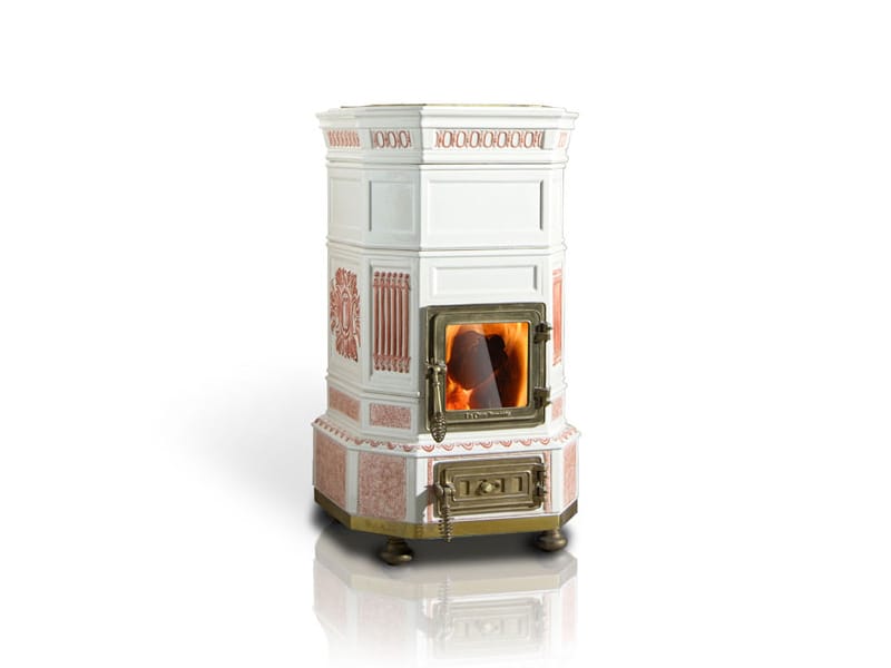 OTTAGONA by LA CASTELLAMONTE - Stufa a legna in ceramica