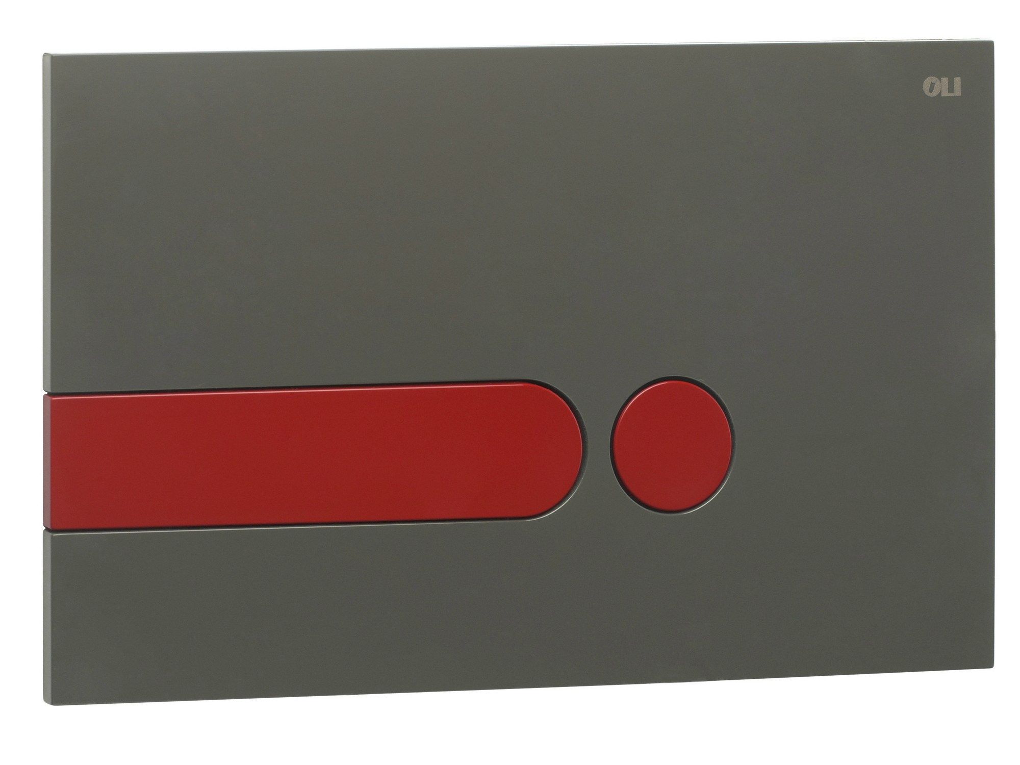 iPLATE ANTRACITE by OLI - Placca di comando per wc in ABS - 3