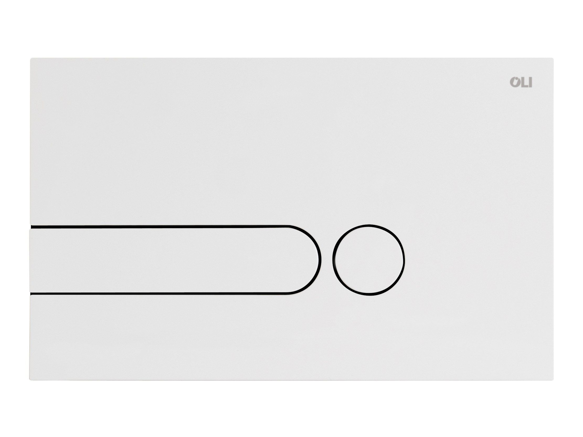 iPLATE BIANCO by OLI - Placca di comando per wc in ABS