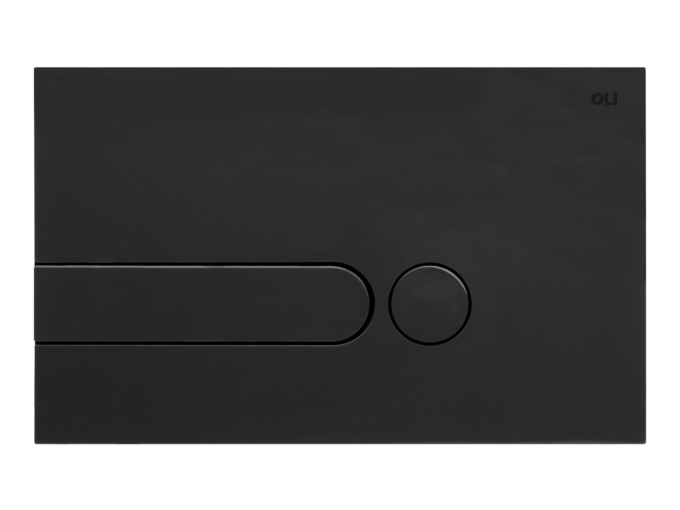 iPLATE ANTRACITE by OLI - Placca di comando per wc in ABS