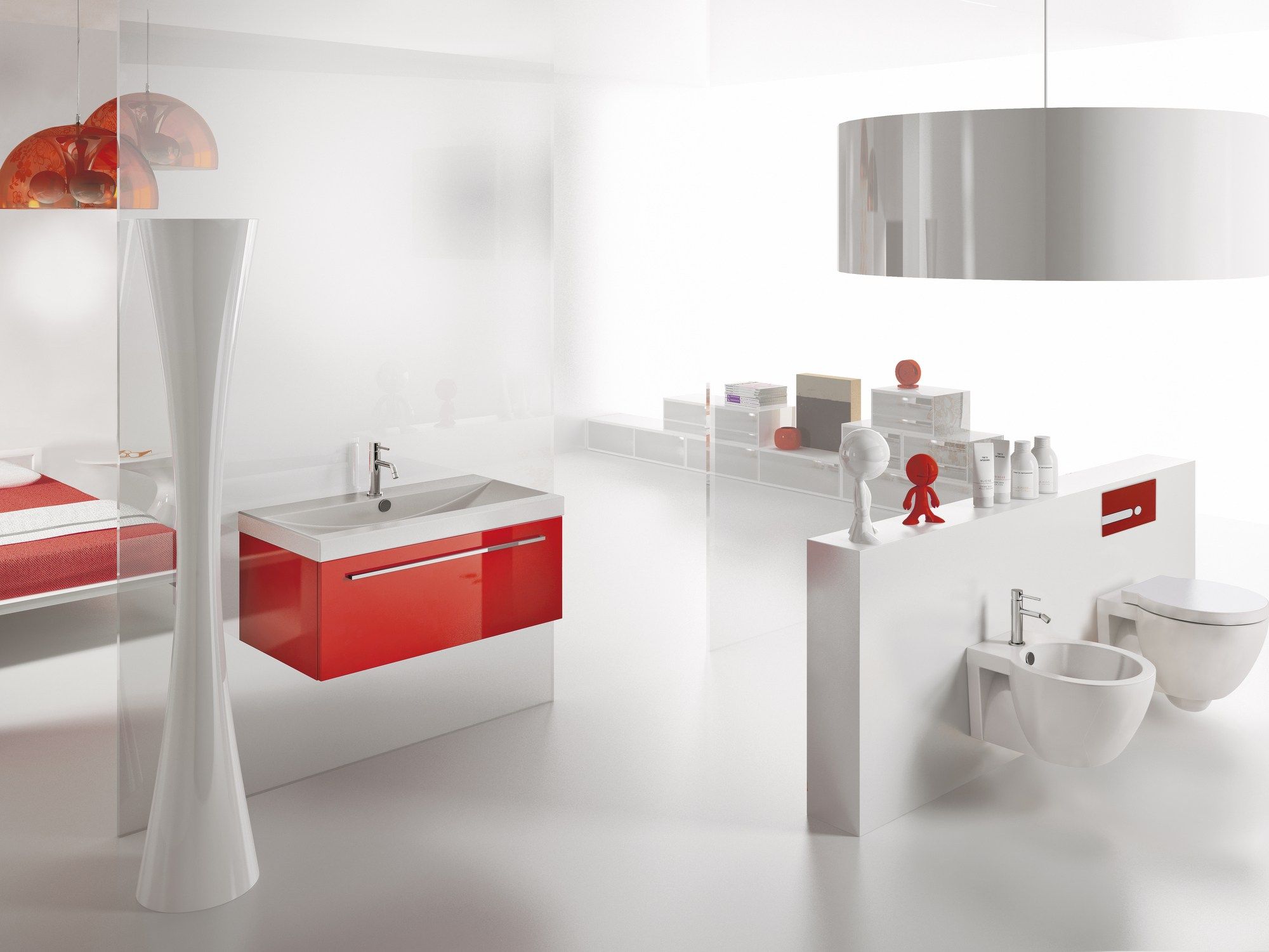 iPLATE BIANCO by OLI - Placca di comando per wc in ABS - 3