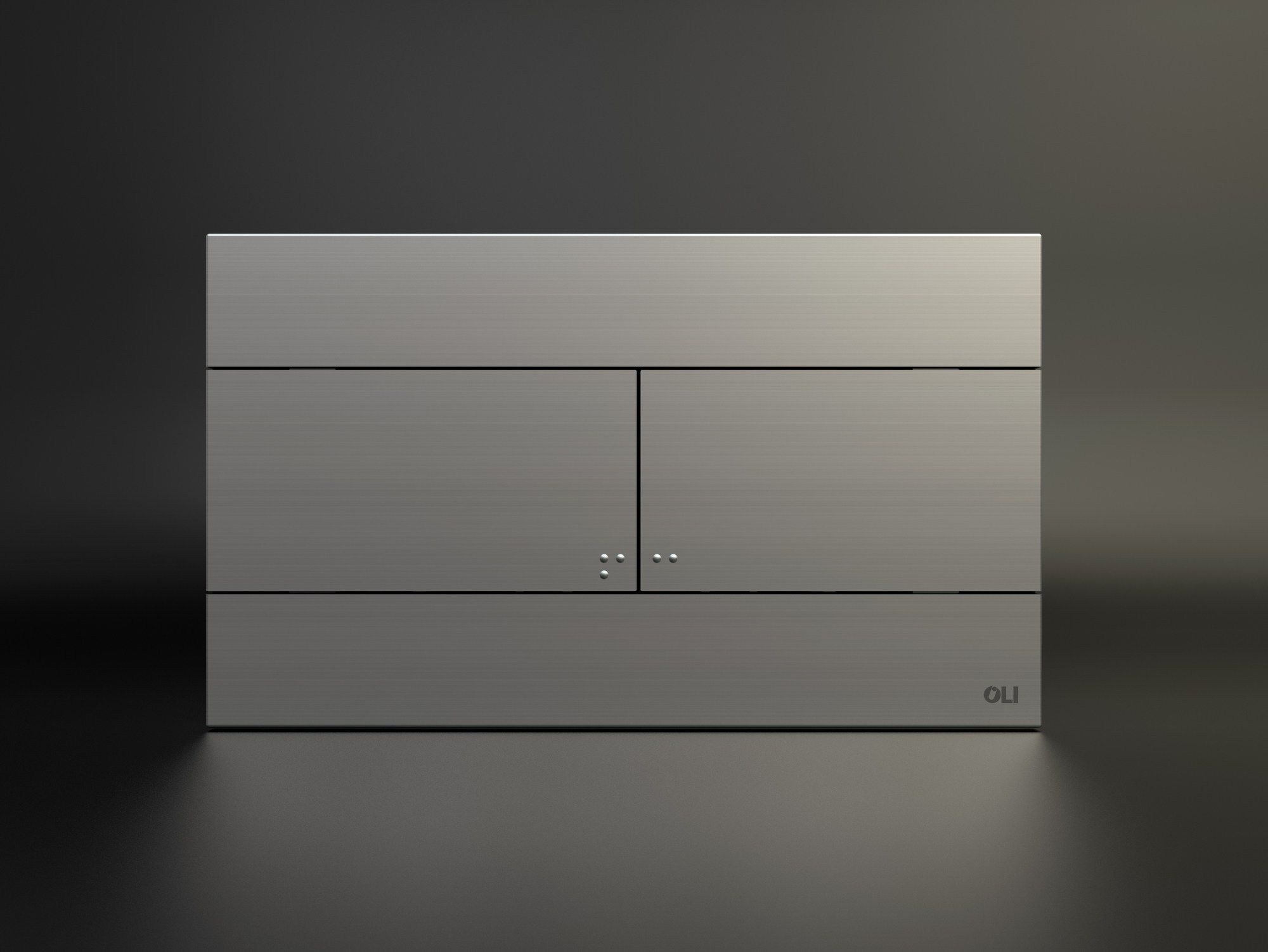 SLIM by OLI - Placca di comando per wc in ABS Oro