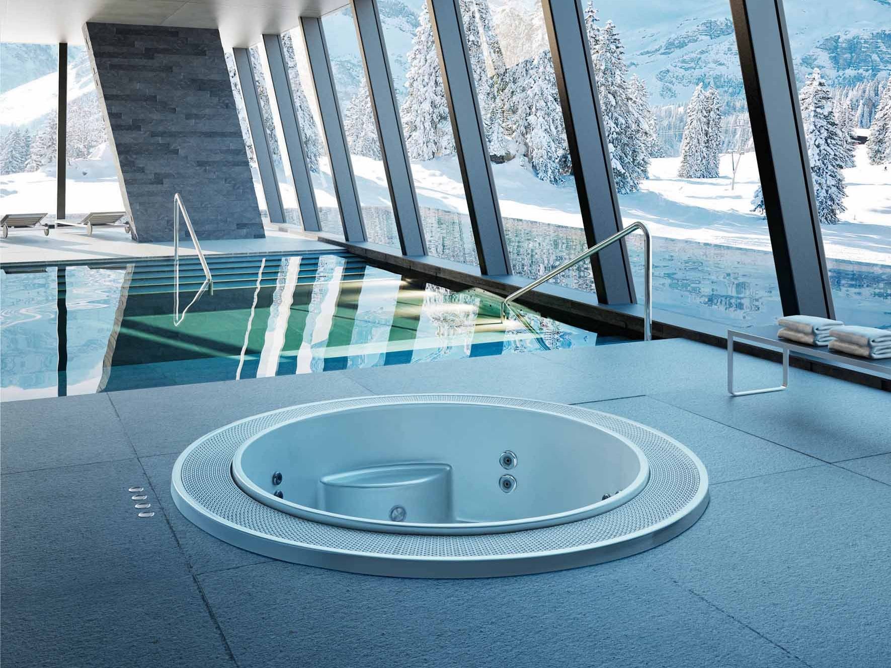 Overflow round hydromassage hot tub MYSPA OF210 By Glass1989