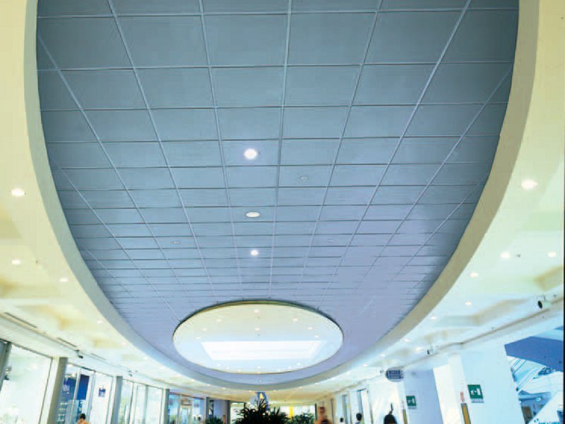 Ceiling panels Expanded mesh ceiling panels By ITALFIM