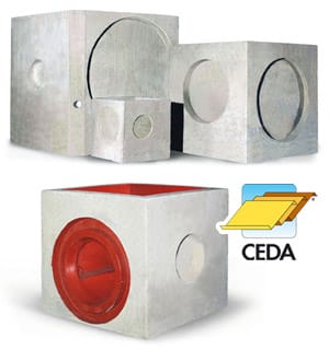 POZZETTO CON INNESTO MASCHIO/FEMMINA by CEDA - Pozzetto di ispezione e tombino in calcestruzzo - 2